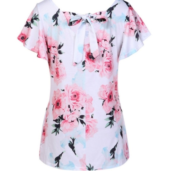 ONLY 3 LEFT!!! - Floral Pattern Top - Picture 5 of 6